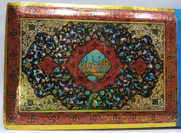 İSFAHAN İŞİ EL BOYAMA, MİNELİ VE GÜMÜŞ İŞLEMELİ FOTOĞRAF ALBÜMÜ