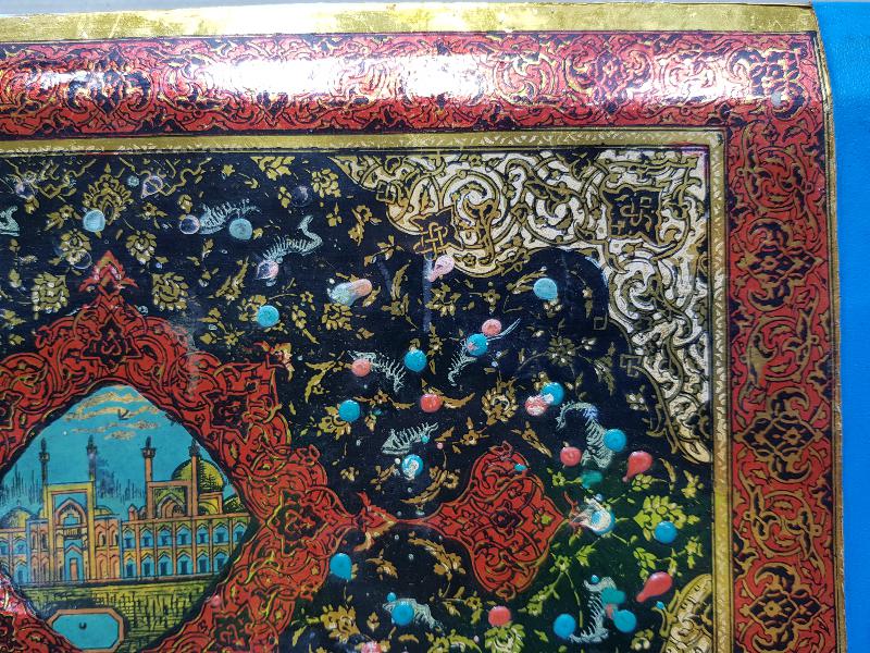 İSFAHAN İŞİ EL BOYAMA, MİNELİ VE GÜMÜŞ İŞLEMELİ FOTOĞRAF ALBÜMÜ