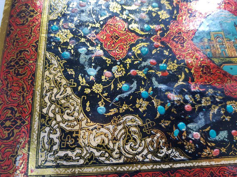 İSFAHAN İŞİ EL BOYAMA, MİNELİ VE GÜMÜŞ İŞLEMELİ FOTOĞRAF ALBÜMÜ