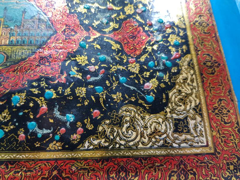 İSFAHAN İŞİ EL BOYAMA, MİNELİ VE GÜMÜŞ İŞLEMELİ FOTOĞRAF ALBÜMÜ