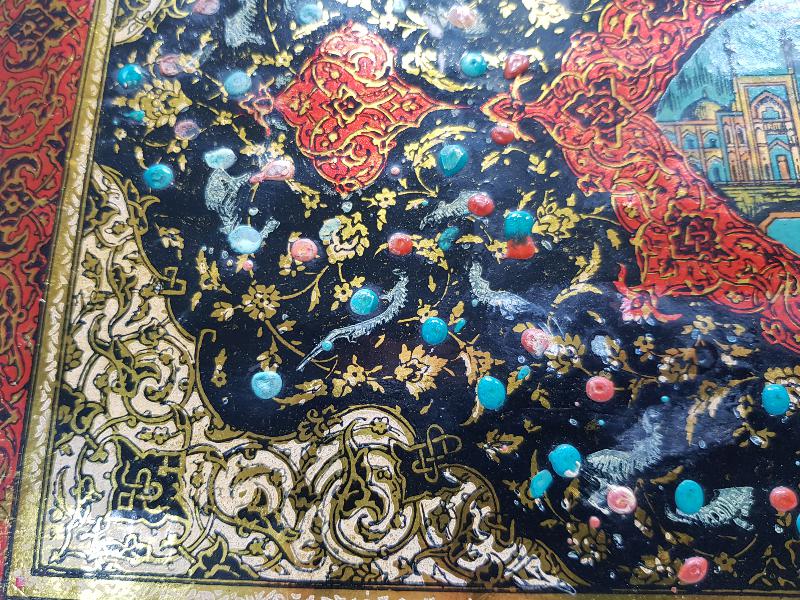 İSFAHAN İŞİ EL BOYAMA, MİNELİ VE GÜMÜŞ İŞLEMELİ FOTOĞRAF ALBÜMÜ