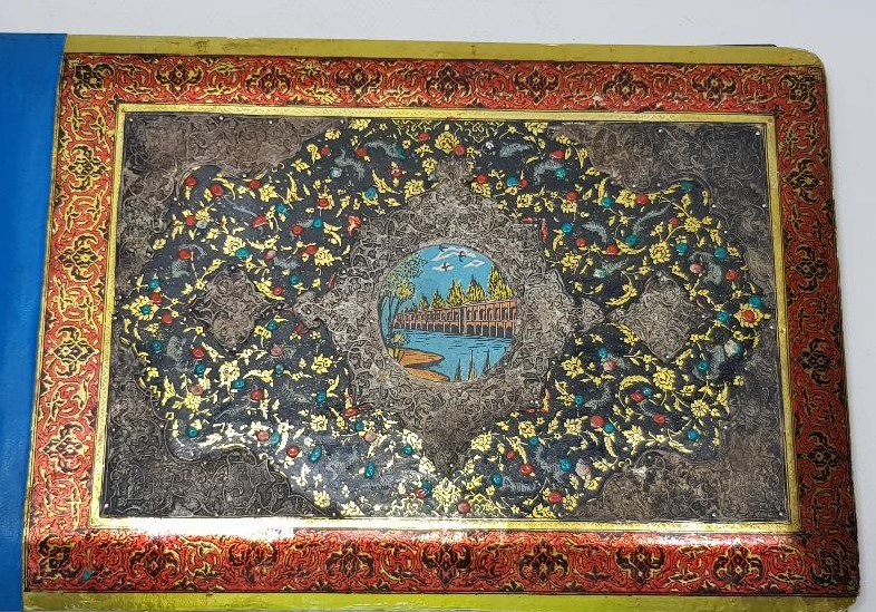 İSFAHAN İŞİ EL BOYAMA, MİNELİ VE GÜMÜŞ İŞLEMELİ FOTOĞRAF ALBÜMÜ