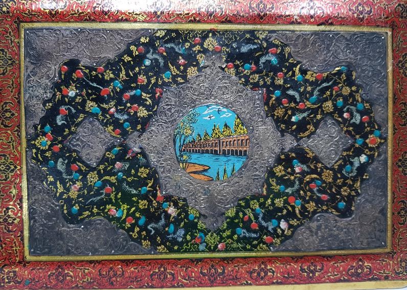 İSFAHAN İŞİ EL BOYAMA, MİNELİ VE GÜMÜŞ İŞLEMELİ FOTOĞRAF ALBÜMÜ