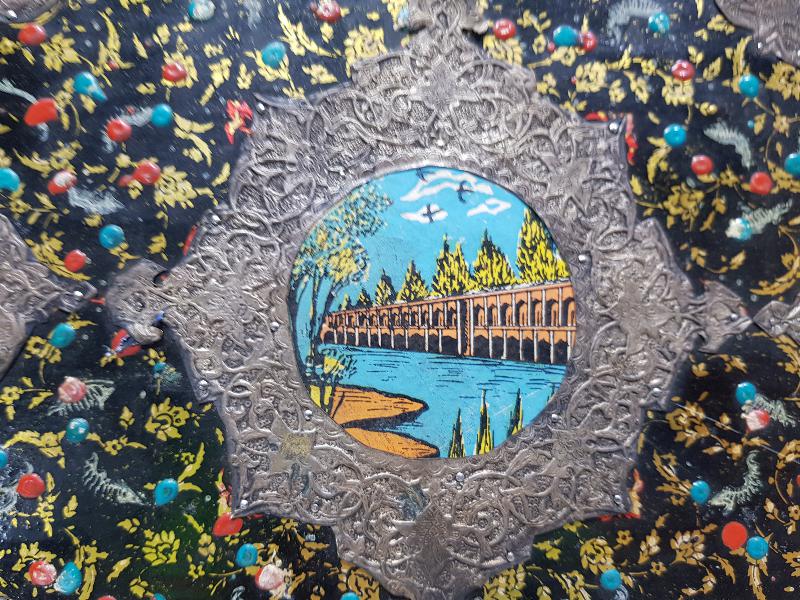 İSFAHAN İŞİ EL BOYAMA, MİNELİ VE GÜMÜŞ İŞLEMELİ FOTOĞRAF ALBÜMÜ