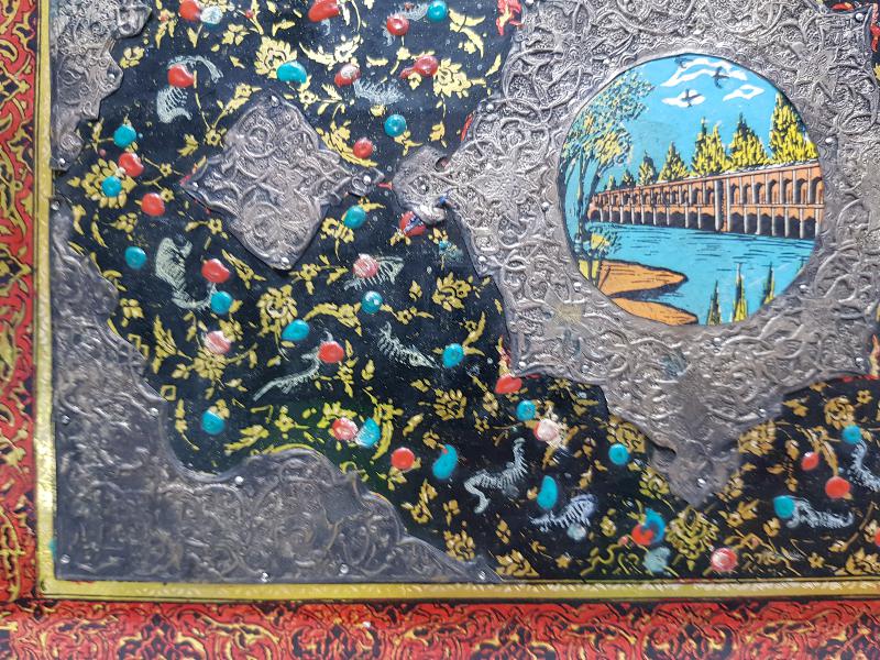 İSFAHAN İŞİ EL BOYAMA, MİNELİ VE GÜMÜŞ İŞLEMELİ FOTOĞRAF ALBÜMÜ