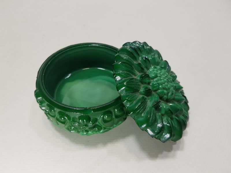 MALAHİT TAŞINDAN MAMÜL ANTİKA ŞEKERLİK