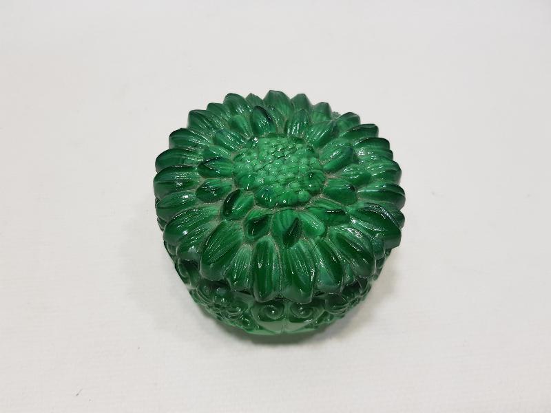 MALAHİT TAŞINDAN MAMÜL ANTİKA ŞEKERLİK