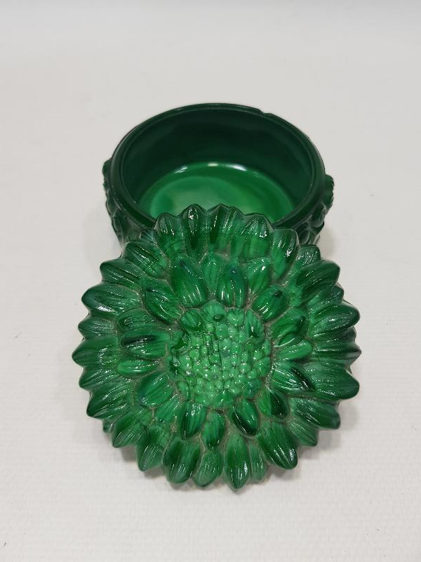 MALAHİT TAŞINDAN MAMÜL ANTİKA ŞEKERLİK