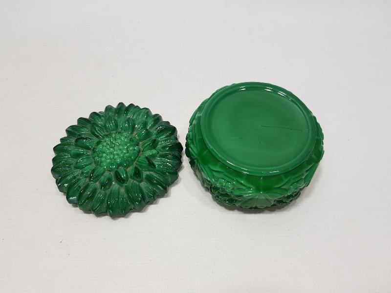 MALAHİT TAŞINDAN MAMÜL ANTİKA ŞEKERLİK