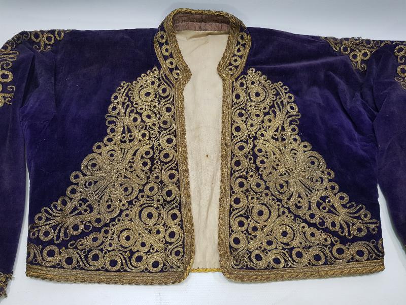 OSMANLI DÖNEMİ ALTIN SIRMA İŞLEMELİ GELİN CEPKENİ