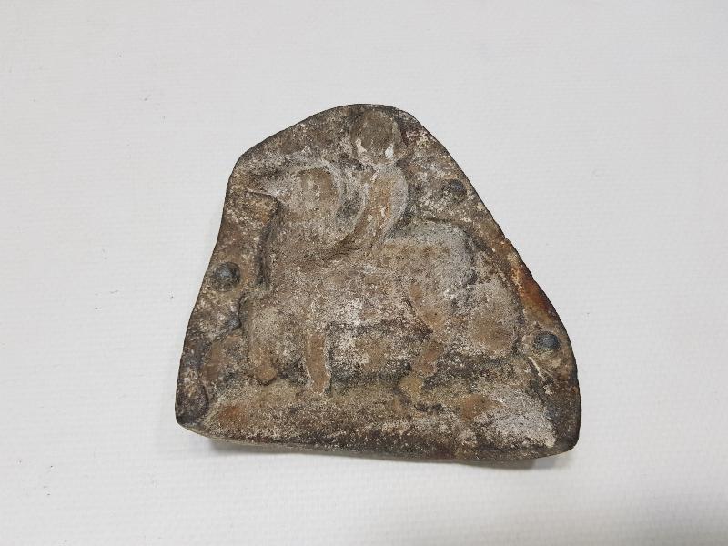 OSMANLI DÖNEMİ ATLI SÜVARİ TEMALI ÇOK NADİR ŞEKERLEME KALIBI