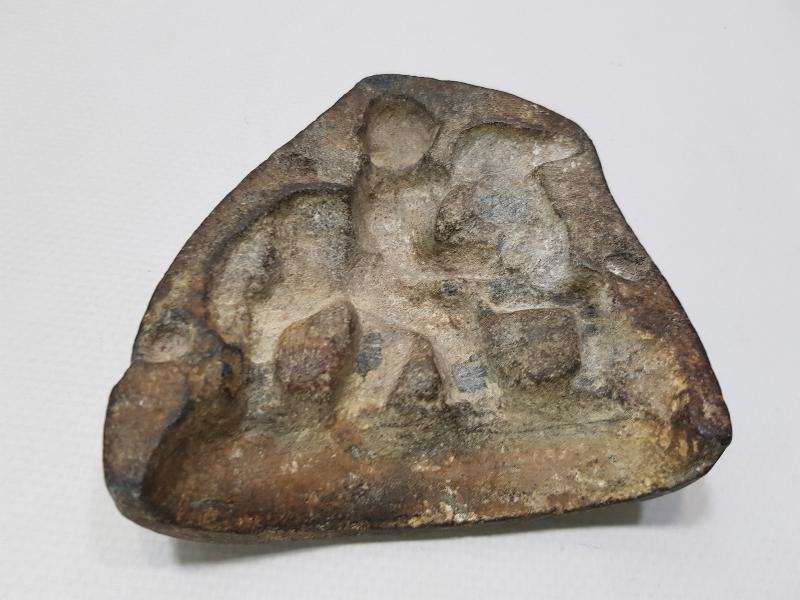 OSMANLI DÖNEMİ ATLI SÜVARİ TEMALI ÇOK NADİR ŞEKERLEME KALIBI