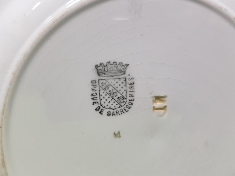 OSMANLI DÖNEMİ AY YILDIZLI NADİR PORSELEN TABAK 