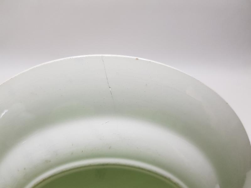 OSMANLI DÖNEMİ AY YILDIZLI NADİR PORSELEN TABAK 