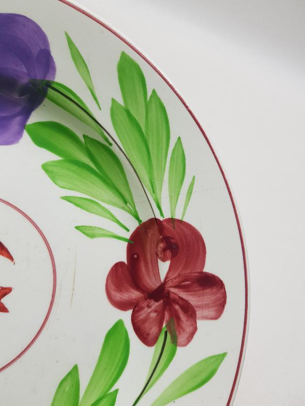 OSMANLI DÖNEMİ AY YILDIZLI NADİR PORSELEN TABAK 