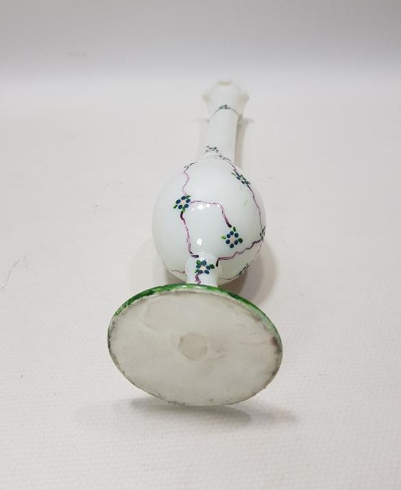 OSMANLI DÖNEMİ ÇİÇEKLİ MİNEL İ OPAL VAZO