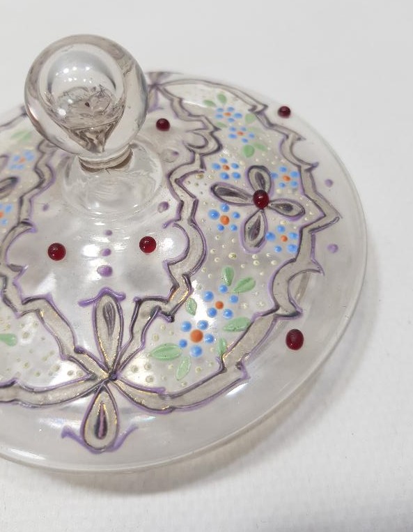 OSMANLI DÖNEMİ ÇOK NADİR MİNELİ KRİSTAL ŞEKERLİK