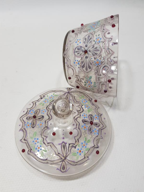 OSMANLI DÖNEMİ ÇOK NADİR MİNELİ KRİSTAL ŞEKERLİK