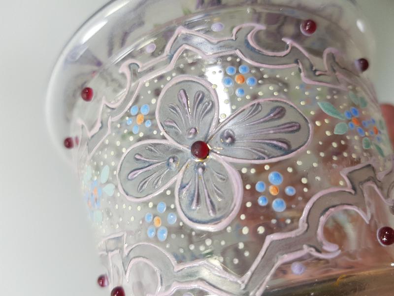 OSMANLI DÖNEMİ ÇOK NADİR MİNELİ KRİSTAL ŞEKERLİK