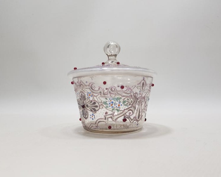 OSMANLI DÖNEMİ ÇOK NADİR MİNELİ KRİSTAL ŞEKERLİK