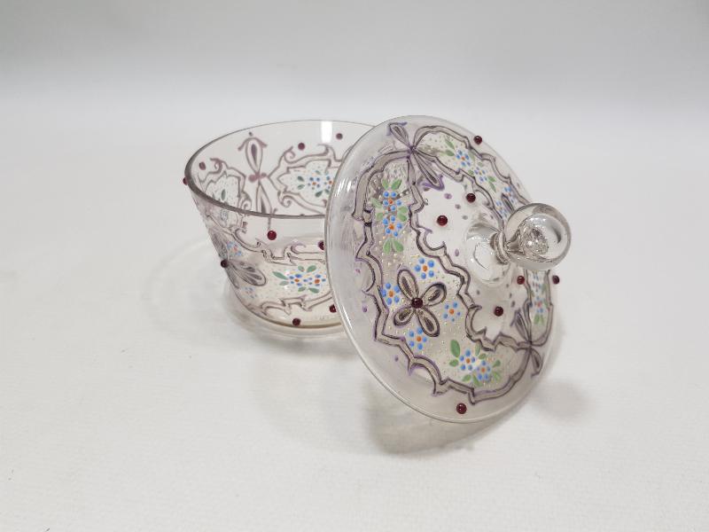 OSMANLI DÖNEMİ ÇOK NADİR MİNELİ KRİSTAL ŞEKERLİK