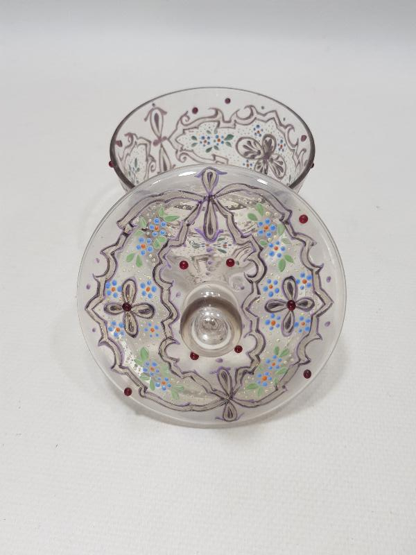 OSMANLI DÖNEMİ ÇOK NADİR MİNELİ KRİSTAL ŞEKERLİK