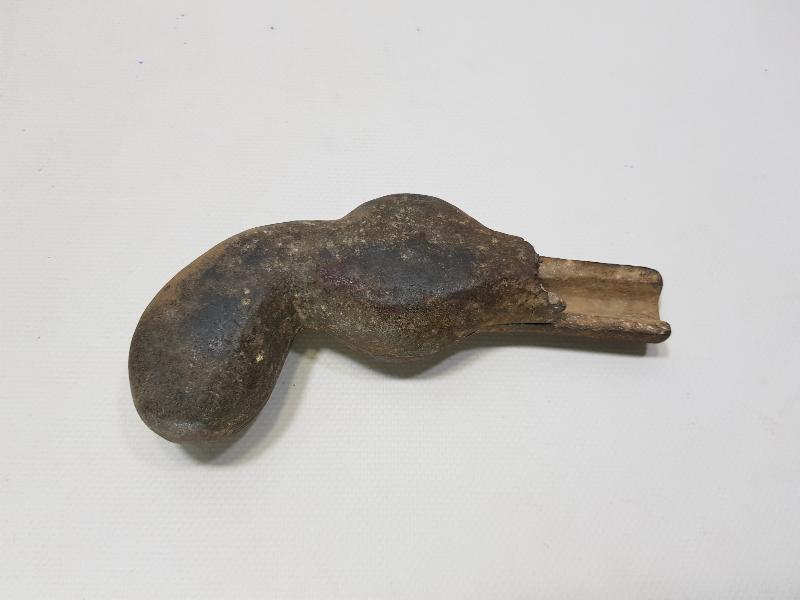 OSMANLI DÖNEMİ TABANCA TEMALI ÇOK NADİR ŞEKERLEME KALIBI 