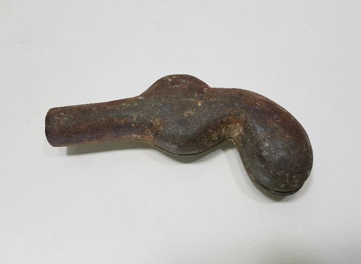 OSMANLI DÖNEMİ TABANCA TEMALI ÇOK NADİR ŞEKERLEME KALIBI 