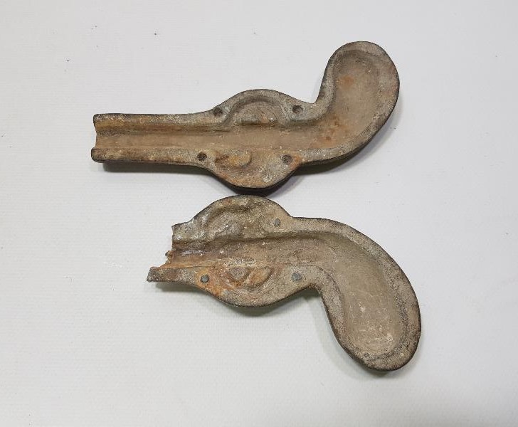 OSMANLI DÖNEMİ TABANCA TEMALI ÇOK NADİR ŞEKERLEME KALIBI 