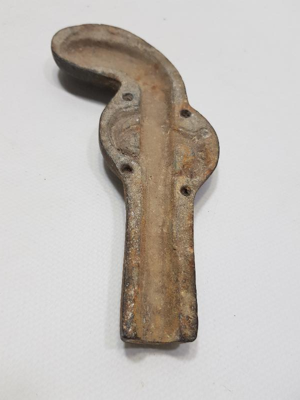 OSMANLI DÖNEMİ TABANCA TEMALI ÇOK NADİR ŞEKERLEME KALIBI 