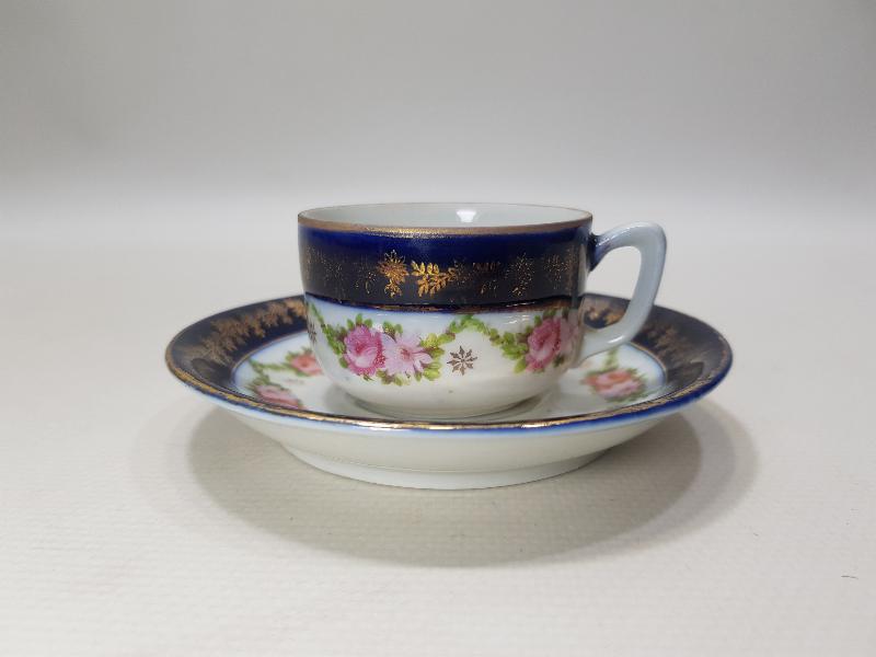 OSMANLICA DAMGALI KUZNETSOV KAHVE FİNCANI