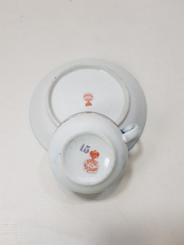 OSMANLICA DAMGALI KUZNETSOV KAHVE FİNCANI