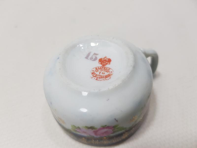 OSMANLICA DAMGALI KUZNETSOV KAHVE FİNCANI