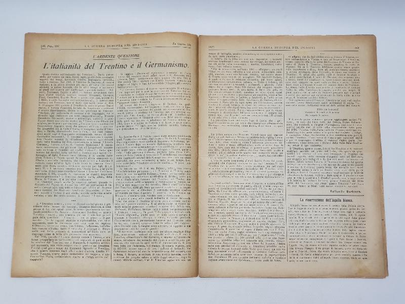 1. DÜNYA SAVAŞI 15 NİSAN 1915 TARİHLİ AVRUPA SAVAŞI DERGİSİ: ÇANAKKALE BOMBARDIMANI SONRASI SARAYDA SULTAN MEHMET REŞAD, ENVER PAŞA VE KOMUTANLAR DUA EDERKEN