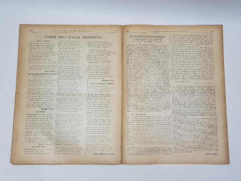 1. DÜNYA SAVAŞI 15 NİSAN 1915 TARİHLİ AVRUPA SAVAŞI DERGİSİ: ÇANAKKALE BOMBARDIMANI SONRASI SARAYDA SULTAN MEHMET REŞAD, ENVER PAŞA VE KOMUTANLAR DUA EDERKEN