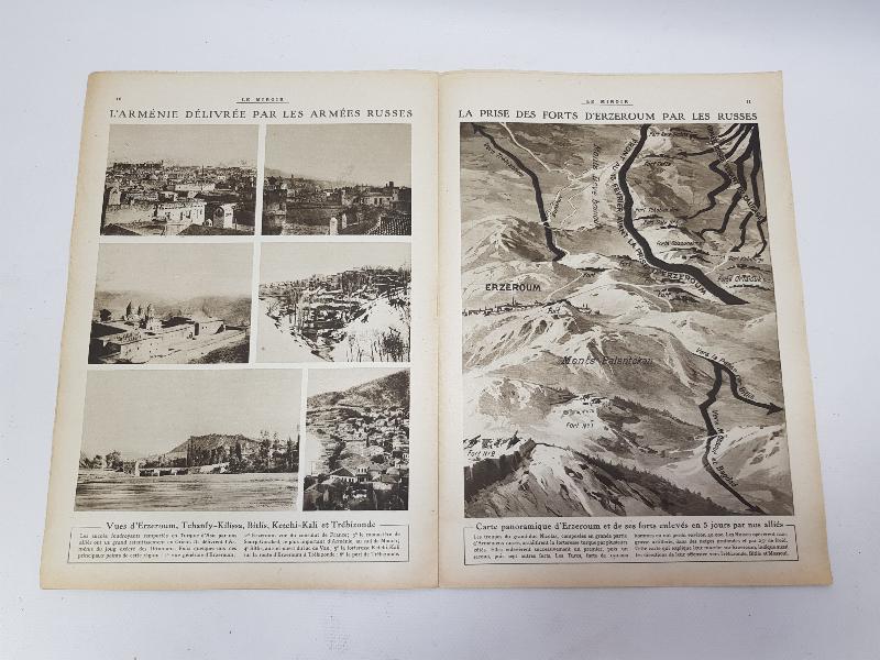 1. DÜNYA SAVAŞI DÖNEMİ 5 MART 1916 TARİHLİ LE MIROIR DERGİSİ: ÇANAKKALE CEPHESİ VE ERZURUM TRABZON RUS İŞGALİ