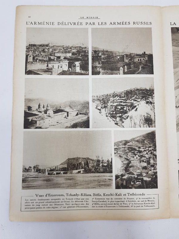 1. DÜNYA SAVAŞI DÖNEMİ 5 MART 1916 TARİHLİ LE MIROIR DERGİSİ: ÇANAKKALE CEPHESİ VE ERZURUM TRABZON RUS İŞGALİ