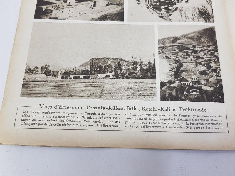 1. DÜNYA SAVAŞI DÖNEMİ 5 MART 1916 TARİHLİ LE MIROIR DERGİSİ: ÇANAKKALE CEPHESİ VE ERZURUM TRABZON RUS İŞGALİ