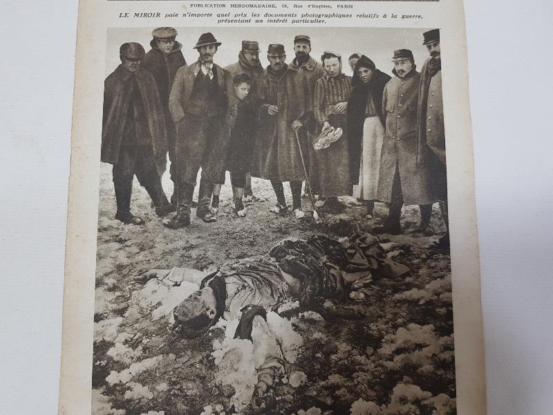 1. DÜNYA SAVAŞI DÖNEMİ 5 MART 1916 TARİHLİ LE MIROIR DERGİSİ: ÇANAKKALE CEPHESİ VE ERZURUM TRABZON RUS İŞGALİ