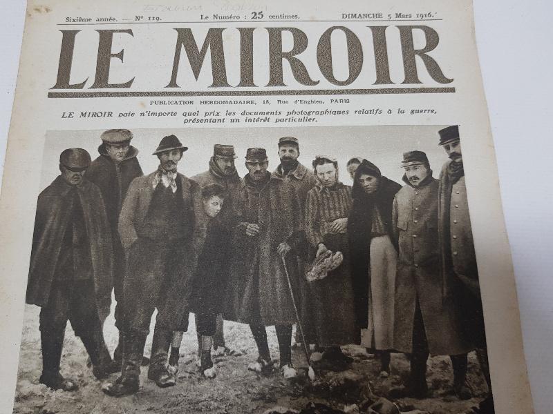 1. DÜNYA SAVAŞI DÖNEMİ 5 MART 1916 TARİHLİ LE MIROIR DERGİSİ: ÇANAKKALE CEPHESİ VE ERZURUM TRABZON RUS İŞGALİ