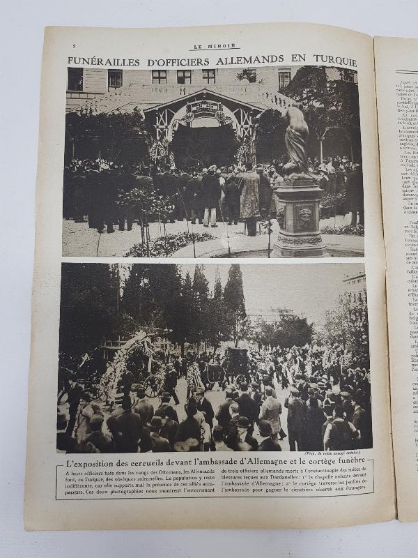 1. DÜNYA SAVAŞI DÖNEMİ 5 MART 1916 TARİHLİ LE MIROIR DERGİSİ: ÇANAKKALE CEPHESİ VE ERZURUM TRABZON RUS İŞGALİ