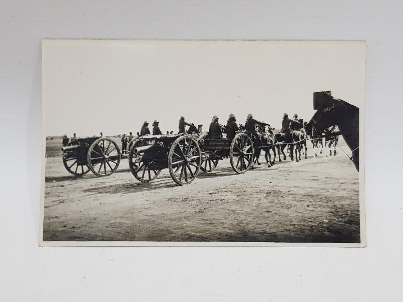 1. DÜNYA SAVAŞI DÖNEMİ BAĞDAT'TAKİ TÜRK TOPÇU BİRLİĞİ ORJİNAL FOTOĞRAF