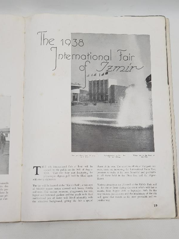 1938 TARİHLİ ÇOK NADİR LA TURQUIE KEMALISTE DERGİSİ 