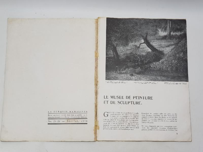 1938 TARİHLİ ÇOK NADİR LA TURQUIE KEMALISTE DERGİSİ 