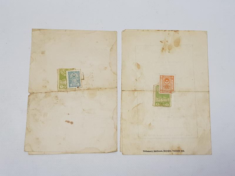 CUMHURİYET İLK DÖNEM İKİ ADET KONSER BİLETİ 