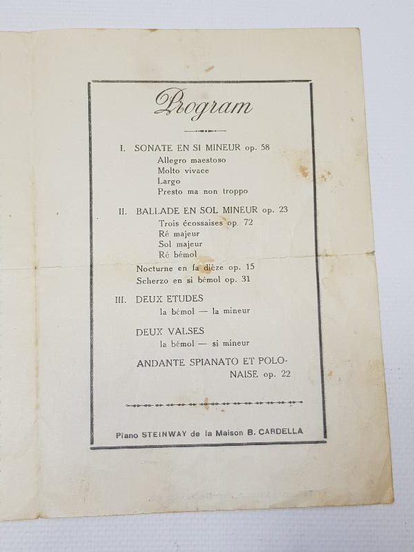 CUMHURİYET İLK DÖNEM İKİ ADET KONSER BİLETİ 