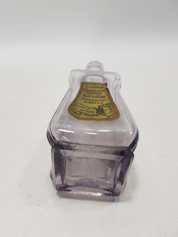 CUMHURİYET İLK DÖNEM TCHOBAN KOLONYA ŞİŞESİ 