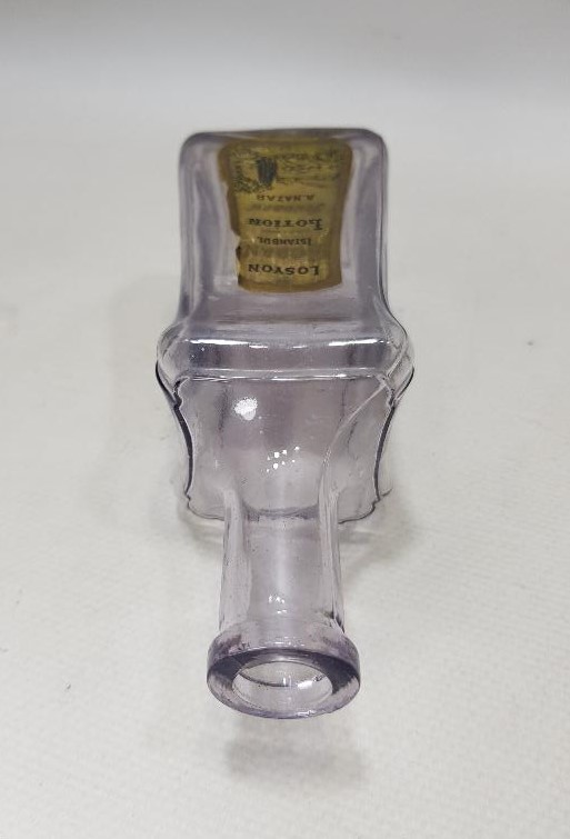 CUMHURİYET İLK DÖNEM TCHOBAN KOLONYA ŞİŞESİ 