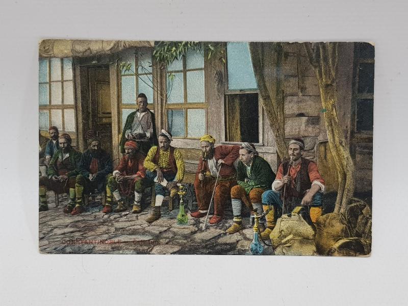 KAHVE KÜLTÜRÜ: OSMANLI DÖNEMİ KAHVEHANEDEKİ TİPLER KARPOSTAL