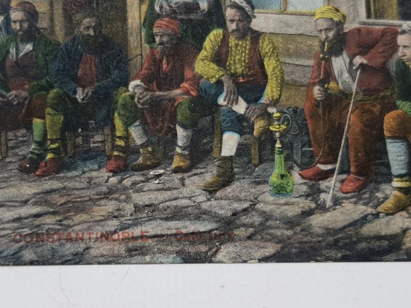 KAHVE KÜLTÜRÜ: OSMANLI DÖNEMİ KAHVEHANEDEKİ TİPLER KARPOSTAL